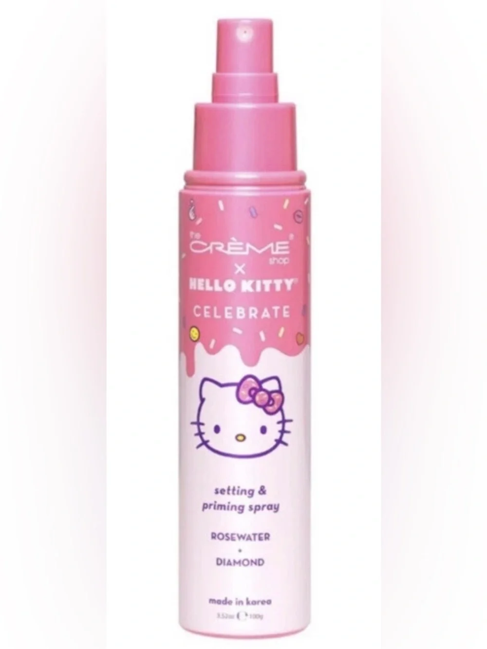 The Creme Shop × Hello Kitty Celebrate Setting & Priming Spray Brand New Sealed.